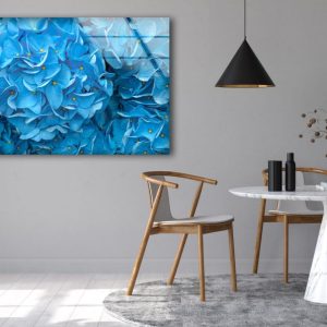 Luxurious Glamorous Abstract Fluid Style Glass Wall Art Glass Wall Decor Wall Hanging Colorful Flower Wall Art 2
