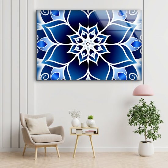 Stained Wall Art Abstract Wall Art Flower Wall Art Glass Print 2