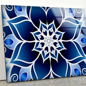 Stained Wall Art Abstract Wall Art Flower Wall Art Glass Print