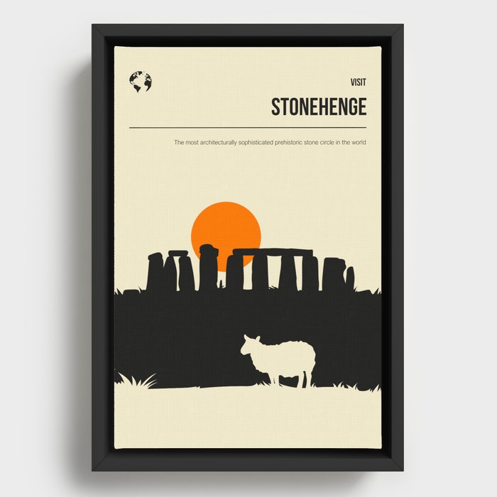 Stonehenge-England-United-Kingdom-Travel-Poster-Canvas-Print-Wall-Art-Decor-1 Stonehenge England United Kingdom Travel Poster Canvas Print Wall Art Decor 1