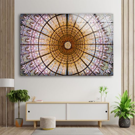 Tempered Glass Abstract Art And Cool Wall Hanging Church Christ Window Wall Art Stained Glass Wall Art 1
