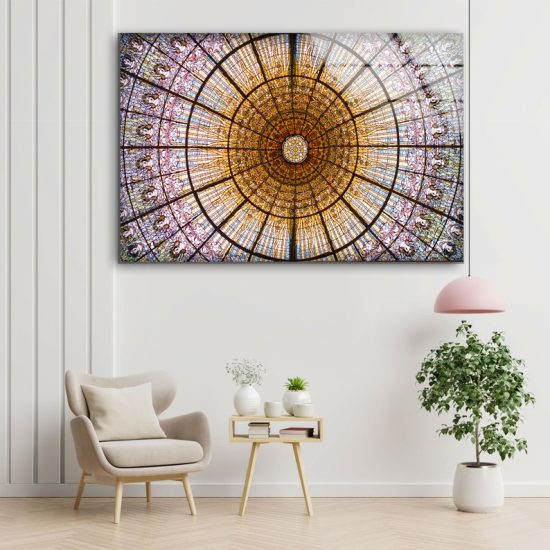 Tempered Glass Abstract Art And Cool Wall Hanging Church Christ Window Wall Art Stained Glass Wall Art 2