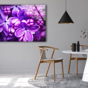 Tempered Glass Painting Art Abstract Art Glass Wall Art Modern Alcohol Ink Colors Art Rose Flower Wall Art Flower Glass Wall Art 2