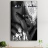 Tempered Glass Painting Art Glass Wall Art African Woman Wall Art Black Woman Wall Art Woman In Black Wall Art