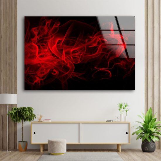 Tempered Glass Printing Wall Decor Abstract Alcohol Ink Wall Art Colorful Smoke Glass Printing Art Abstract Wall Art 1 1