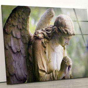 Tempered Glass Printing Wall Decor Ation For Living Room Stained Wall Art Jesus Wall Art Angel Wall Art 1