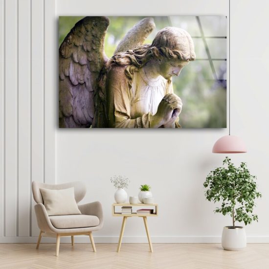 Tempered Glass Printing Wall Decor Ation For Living Room Stained Wall Art Jesus Wall Art Angel Wall Art 2