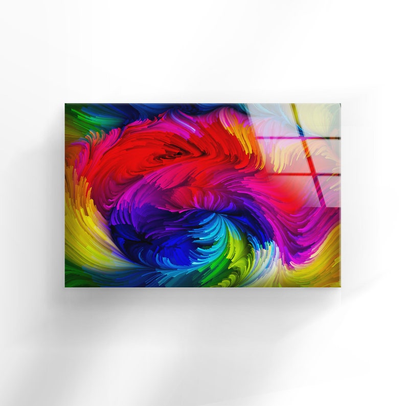 Tempered-Glass-Printing-Wall-Decor-Ation-For-Living-Room-Stained-Wall-Art-Modern-Fractal-Shape-Wall-Art-1 Tempered Glass Printing Wall Decor Ation For Living Room Stained Wall Art Modern Fractal Shape Wall Art 1
