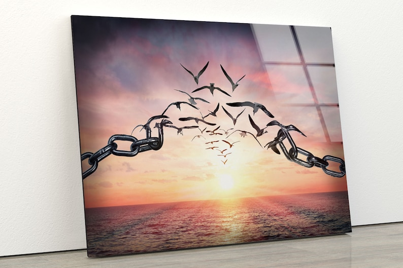 Tempered-Glass-Printing-Wall-Decor-Ation-For-Living-Room-Sunset-Bird-Wall-Art-Sunset-Sea-View-Wall-Art Tempered Glass Printing Wall Decor Ation For Living Room Sunset Bird Wall Art Sunset Sea View Wall Art