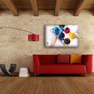 Tempered Glass Printing Wall Decor Ation For Living Room Wall Hanging Abstract Art Color Paint Wall Art 2