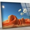 Tempered Glass Printing Wall Decor Ation For Living Room Wall Hanging Abstract Art Surreal 3D Illustration Art