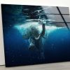 Tempered Glass Wall Art Glass Wall Decor Glass Wall Printing Animal Wall Art Elephant Wall Art Elephant Art