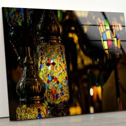 Tempered Glass Wall Art Natural And Vivid Wall Stained Lamp Wall Art