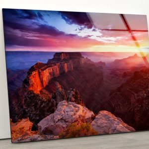 Tempered Glass Wall Art Wall Decor Glass Printing Wall Hangings Cape Grand Canyon 1