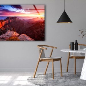 Tempered Glass Wall Art Wall Decor Glass Printing Wall Hangings Cape Grand Canyon 2