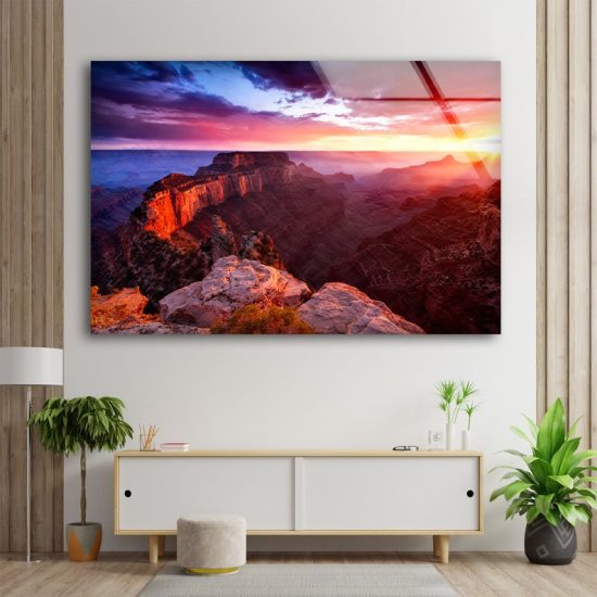 Tempered Glass Wall Art Wall Decor Glass Printing Wall Hangings Cape Grand Canyon