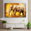 Tempered Glass Wall Art Wall Decor Glass Printing Wall Hangings Elephant Wall Art Fathers