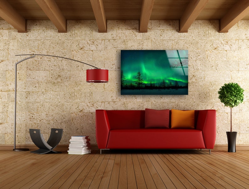 Tempered-Glass-Wall-Decor-Glass-Printing-Wall-Art-Aurora-Aurora-Borealis-Polar-Lights-2 Tempered Glass Wall Decor Glass Printing Wall Art Aurora Aurora Borealis Polar Lights 2