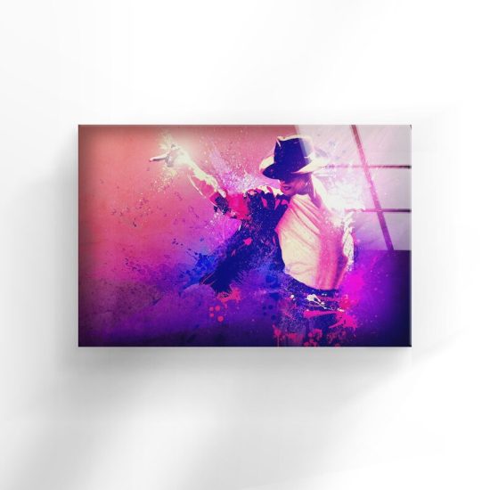 Tempered Glass Wall Decor Glass Printing Wall Art Wall Hanging Abstract Art Michael Jackson Wall Art 1