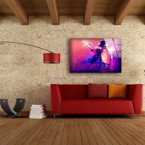 Tempered Glass Wall Decor Glass Printing Wall Art Wall Hanging Abstract Art Michael Jackson Wall Art 2