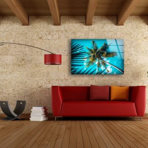 Tempered Glass Wall Decor Glass Printing Wall Art Wall Hanging Abstract Art Palm Wall Decor 2 Tempered Glass Wall Decor Glass Printing Wall Art Wall Hanging Abstract Art Palm Wall Decor 2