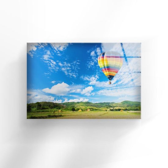 Tempered Glass Wall Decor Glass Printing Wall Hangings Abstract Air Balloon Wall Art 1 1