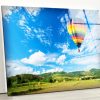 Tempered Glass Wall Decor Glass Printing Wall Hangings Abstract Air Balloon Wall Art