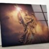 Tempered Glass Wall Decor Glass Printing Wall Hangings Abstract Angel