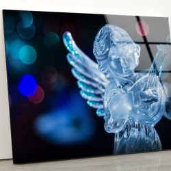 Tempered Glass Wall Decor Glass Printing Wall Hangings Abstract Angel