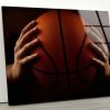 Tempered Glass Wall Decor Glass Printing Wall Hangings Abstract Basketball