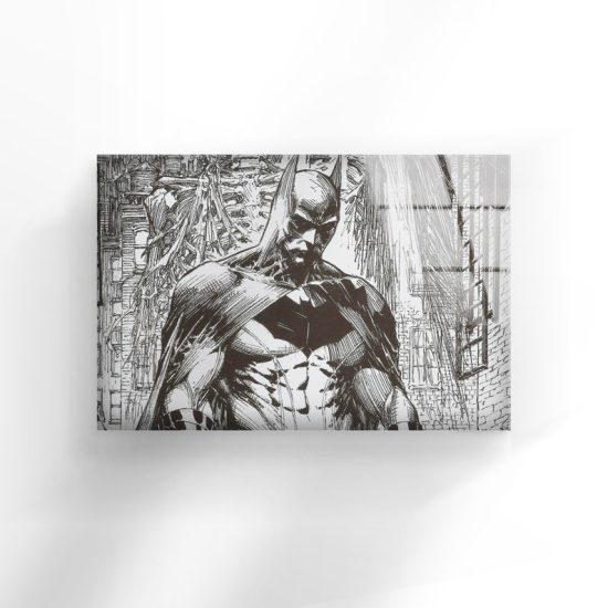 Tempered Glass Wall Decor Glass Printing Wall Hangings Abstract Batman Wall Art 1