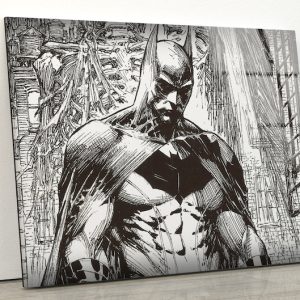 Tempered Glass Wall Decor Glass Printing Wall Hangings Abstract Batman Wall Art