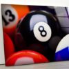 Tempered Glass Wall Decor Glass Printing Wall Hangings Abstract Billiards