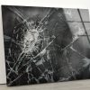 Tempered Glass Wall Decor Glass Printing Wall Hangings Abstract Broken Glass