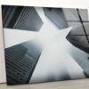 Tempered Glass Wall Decor Glass Printing Wall Hangings Abstract Building