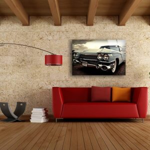 Tempered Glass Wall Decor Glass Printing Wall Hangings Abstract Classic Car 2