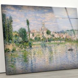 Tempered Glass Wall Decor Glass Printing Wall Hangings Abstract Claude Monet