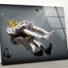 Tempered Glass Wall Decor Glass Printing Wall Hangings Abstract Cool Man