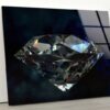 Tempered Glass Wall Decor Glass Printing Wall Hangings Abstract Diamond