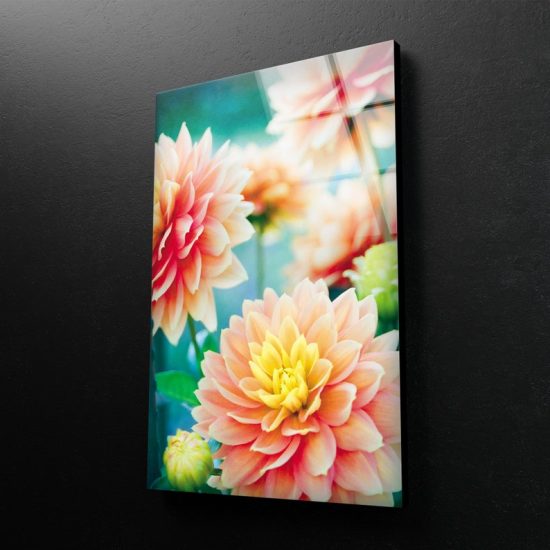 Tempered Glass Wall Decor Glass Printing Wall Hangings Abstract Flower Wall Art 1 9