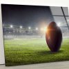 Tempered Glass Wall Decor Glass Printing Wall Hangings Abstract Football Arena