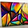 Tempered Glass Wall Decor Glass Printing Wall Hangings Abstract Fractal