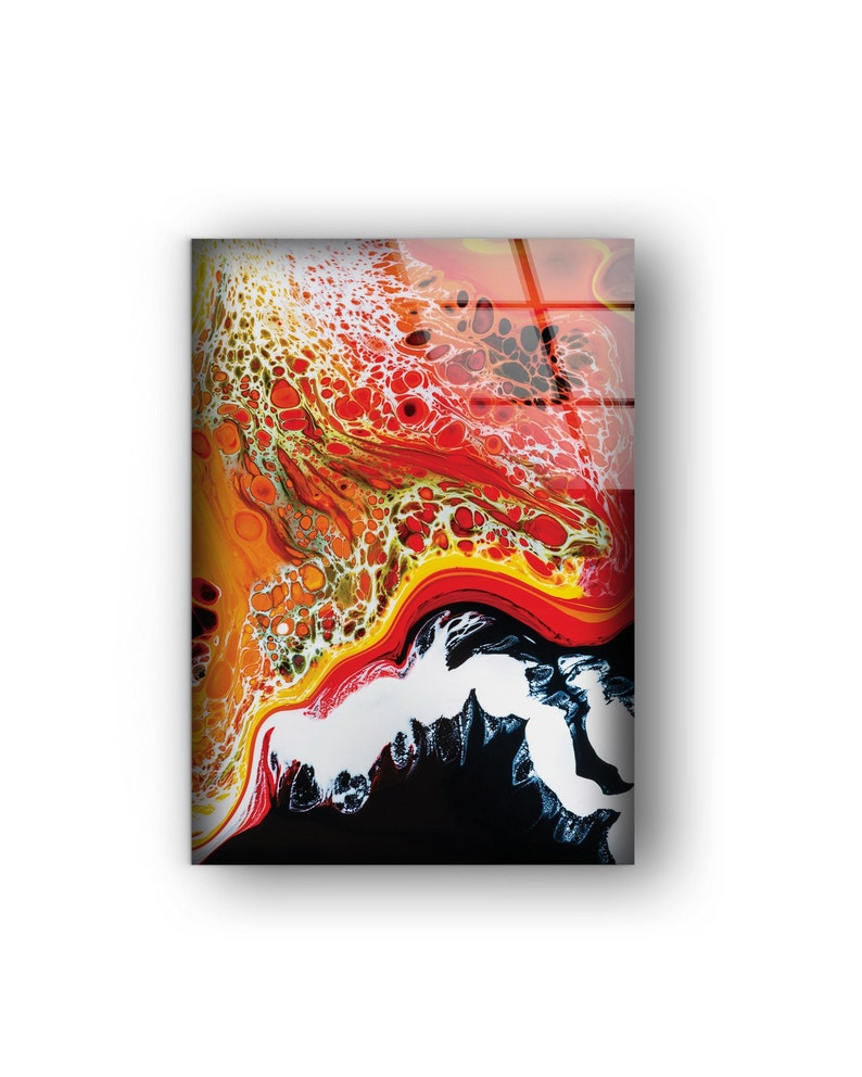 Tempered-Glass-Wall-Decor-Glass-Printing-Wall-Hangings-Abstract-Fractal Tempered Glass Wall Decor Glass Printing Wall Hangings Abstract Fractal