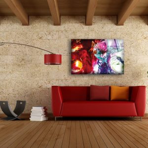 Tempered Glass Wall Decor Glass Printing Wall Hangings Abstract Fractal Fractal Art 2 13