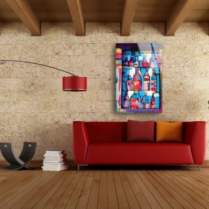 Tempered Glass Wall Decor Glass Printing Wall Hangings Abstract Fractal Fractal Art 2 9