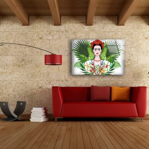 Tempered Glass Wall Decor Glass Printing Wall Hangings Abstract Frida Kahlo 1 2
