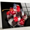 Tempered Glass Wall Decor Glass Printing Wall Hangings Abstract Fruits Wall Art