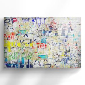 Tempered Glass Wall Decor Glass Printing Wall Hangings Abstract Graffiti Street 1