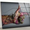 Tempered Glass Wall Decor Glass Printing Wall Hangings Abstract Hand Shooting