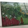 Tempered Glass Wall Decor Glass Printing Wall Hangings Abstract Henri Rousseau